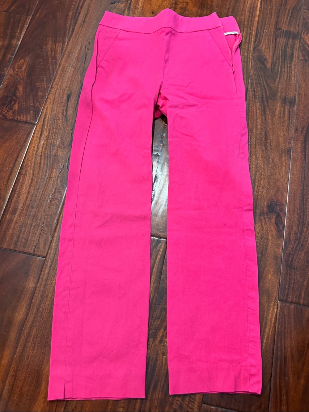 J. Crew Remi Hot Pink Straight-Leg Knit Ankle Pants